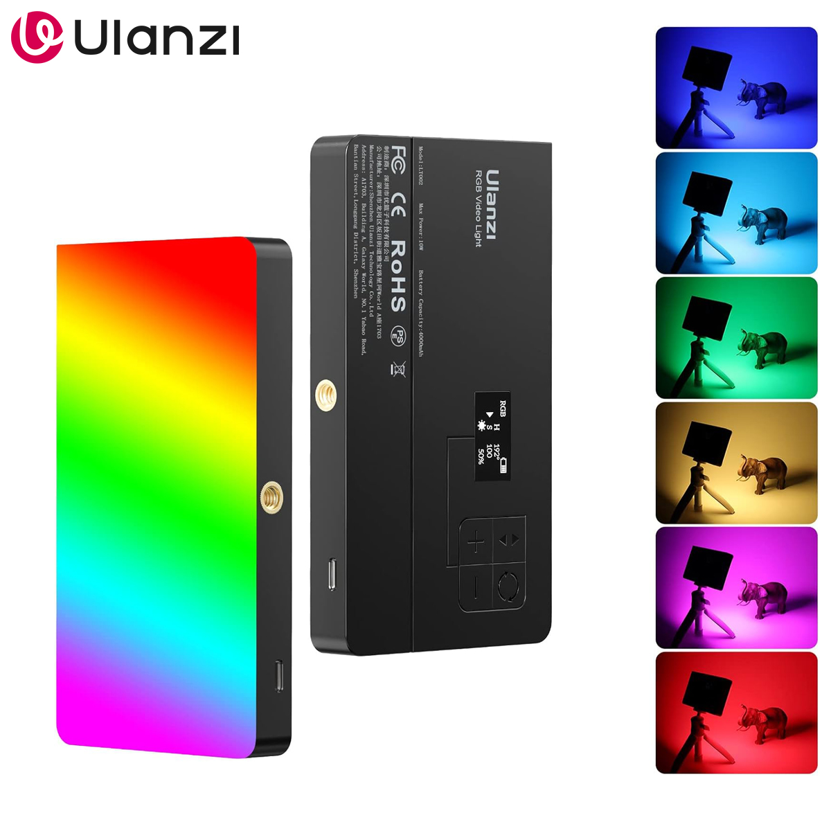 Video Light Panel Led - Luce video RGB ULANZI LT002, pannello