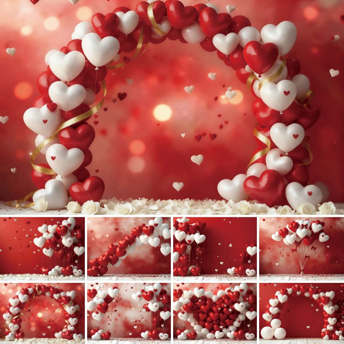 Photography Lighting White Background - 14 febbraio Sfondo di San Valentino