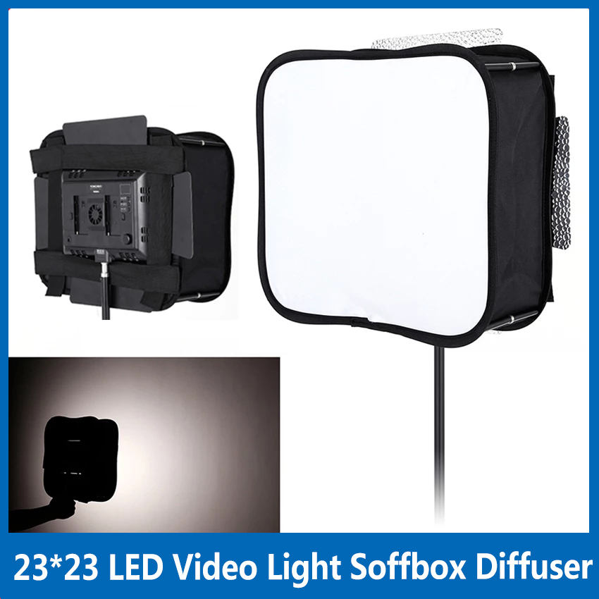 Video Light Panel Led - Diffusore Softbox 23*23 per Pannello Luminoso