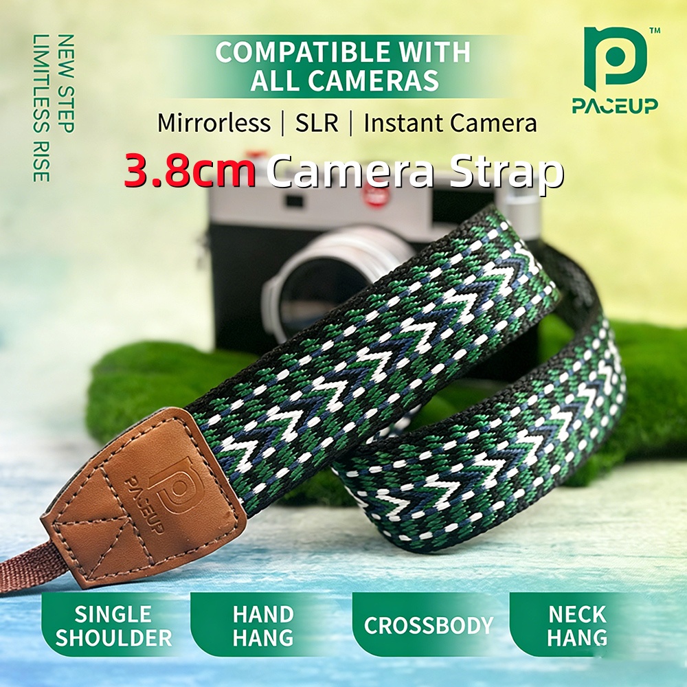 Sony Camera Zv-E10 - Cinghia a tracolla vintage intrecciata da