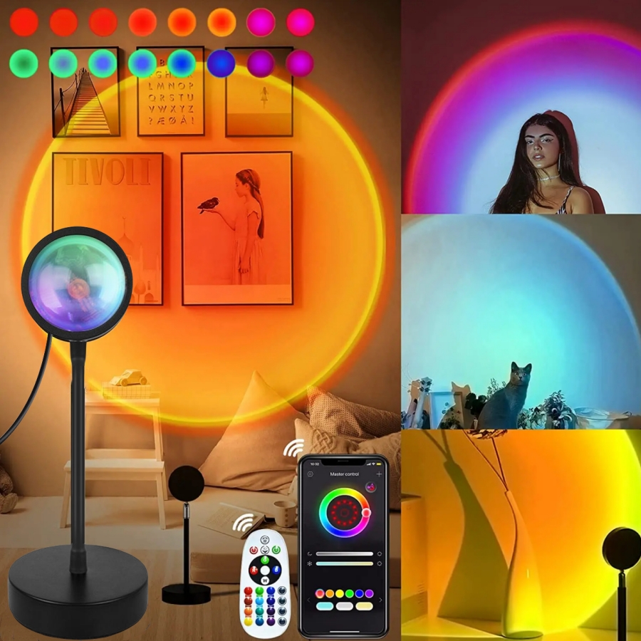 Photography Lighting App - Lampada da tramonto intelligente Tuya LED
