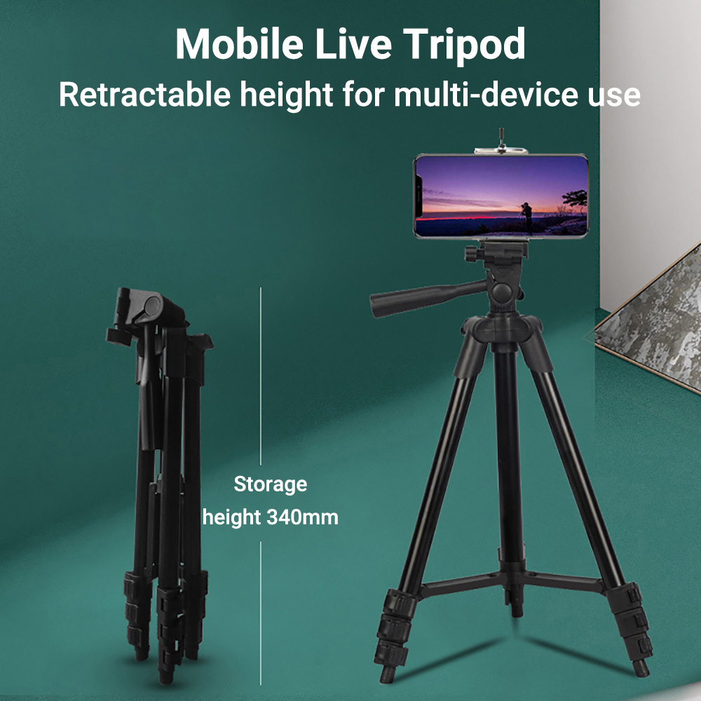 Outdoor Photography Lighting Setup - Treppiede Regolabile in Alluminio Pieghevole per
