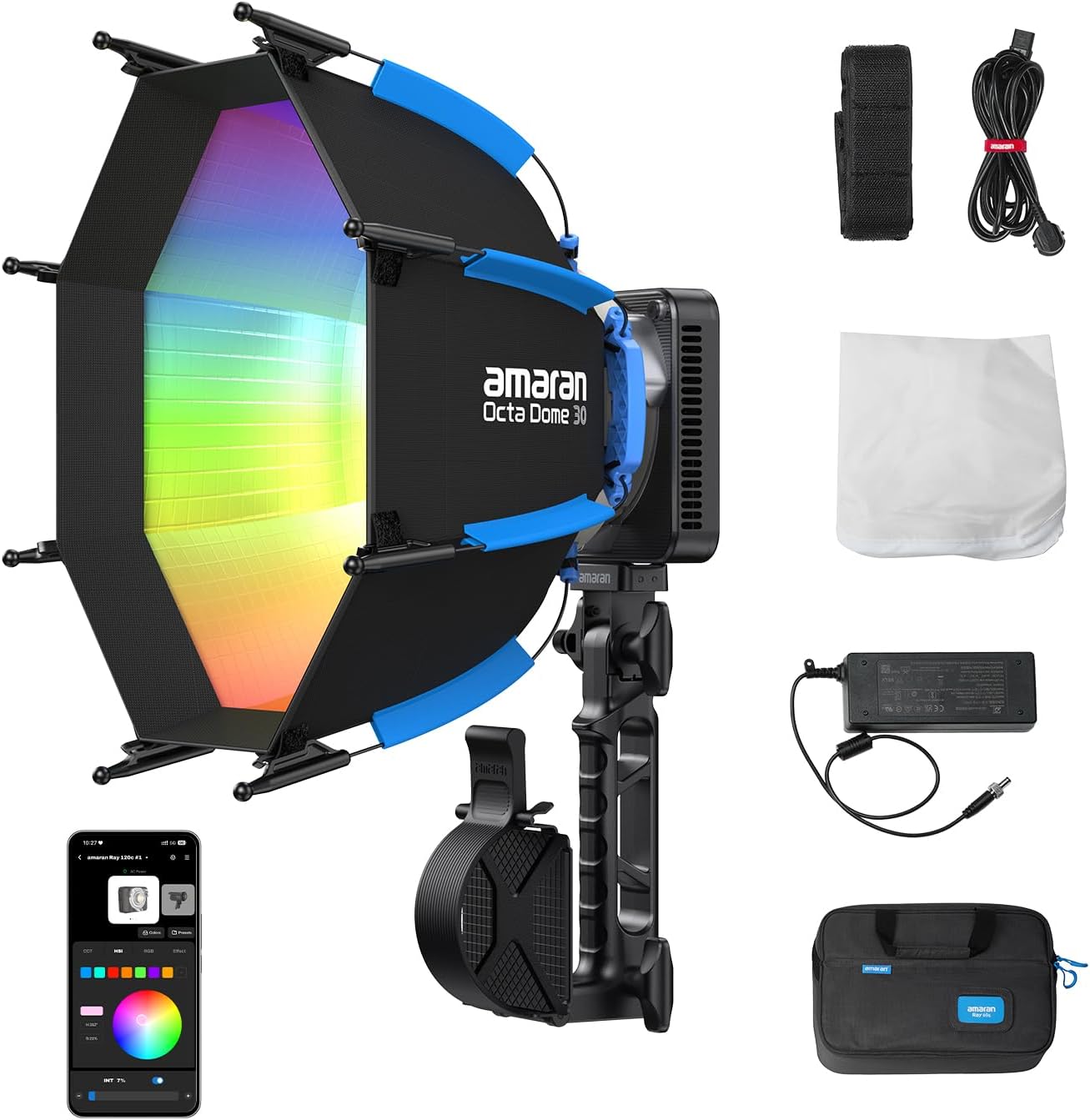 Photography Lighting App - Luce video LED RGB da 120W,