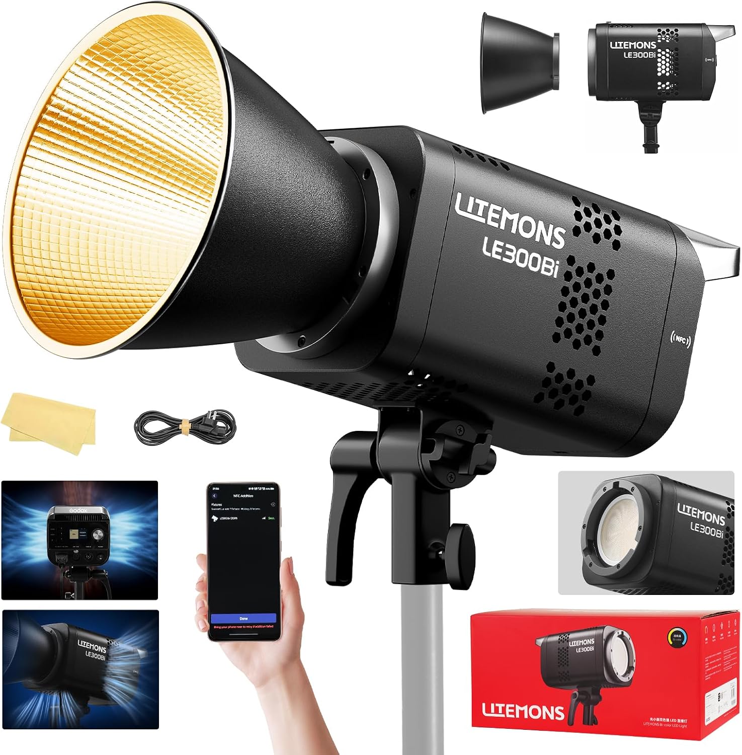 Photography Lighting App - Kit di Illuminazione Video LED RGB,