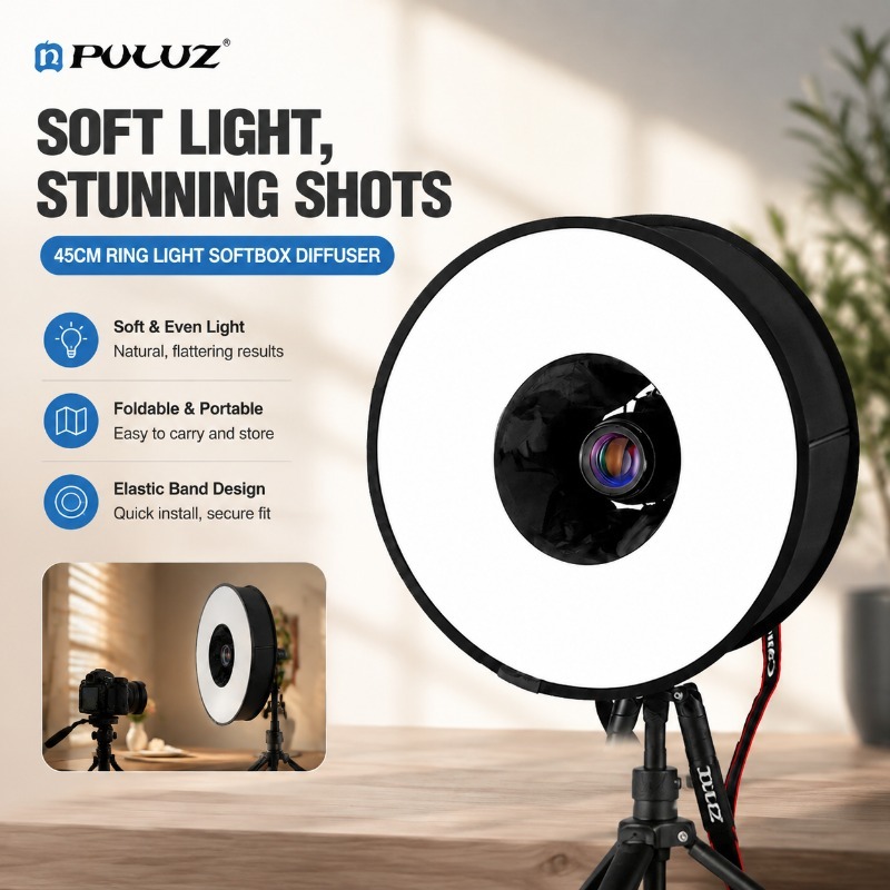 Photography Types Of Lighting - Softbox pieghevole da 45 cm con