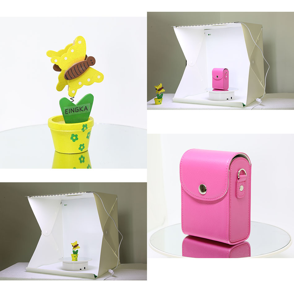 Photography Lighting White Background - Softbox Pieghevole da Studio con Luce