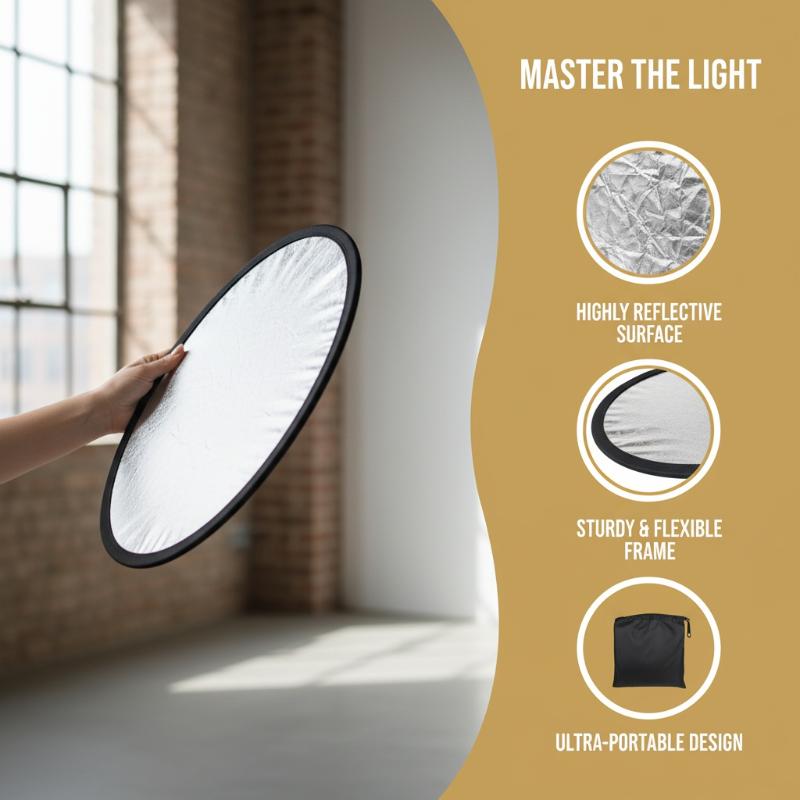 Photography Lighting For Outdoors - Riflettore Fotografico Rotondo 5 in 1,
