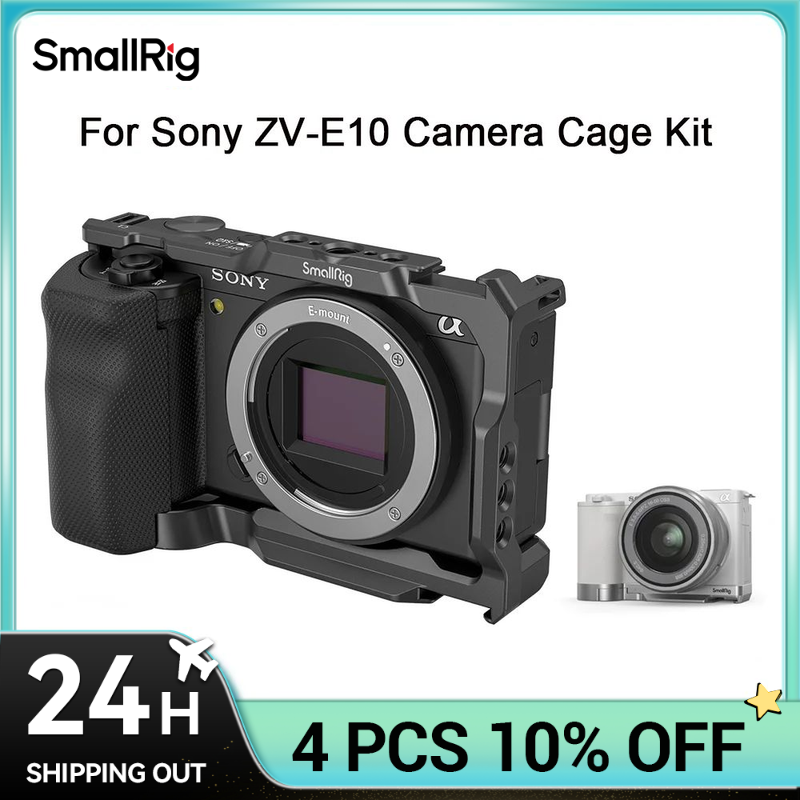 Sony Camera Zv-E10 - SmallRig per Sony ZVE10 gabbia per