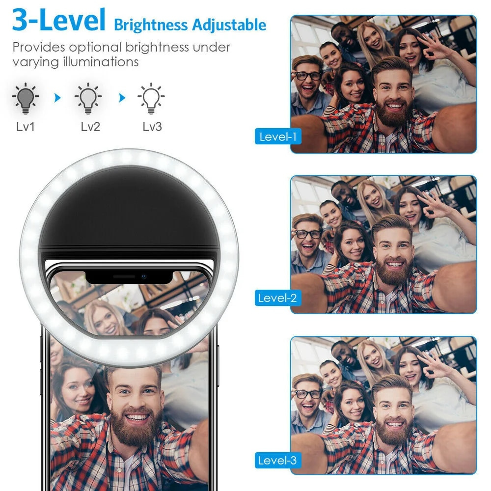 Luce LED per selfie con ricari - Photography Lighting Equipment recensione e prezzo