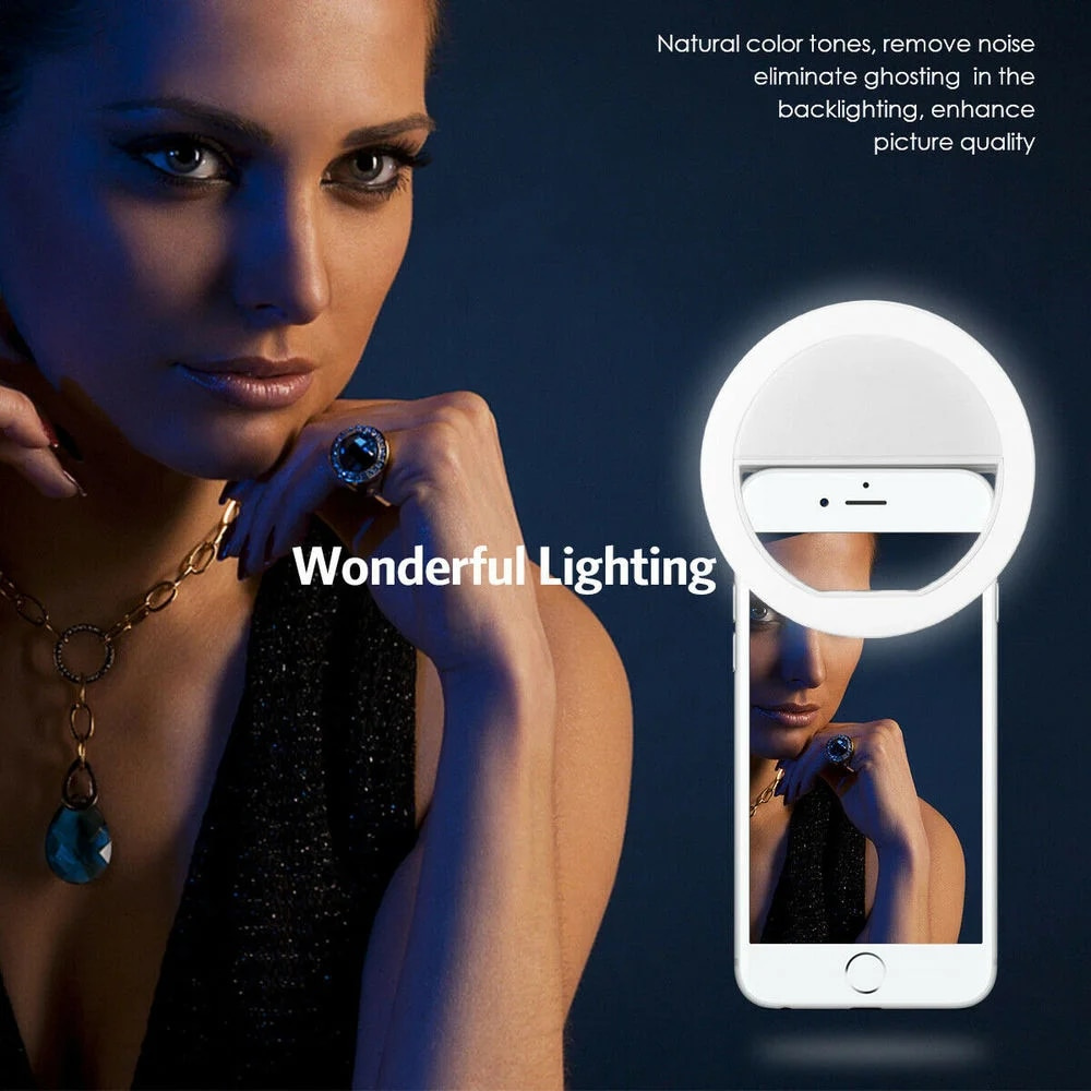Luce LED per selfie con ricari - Photography Lighting Equipment recensione e prezzo