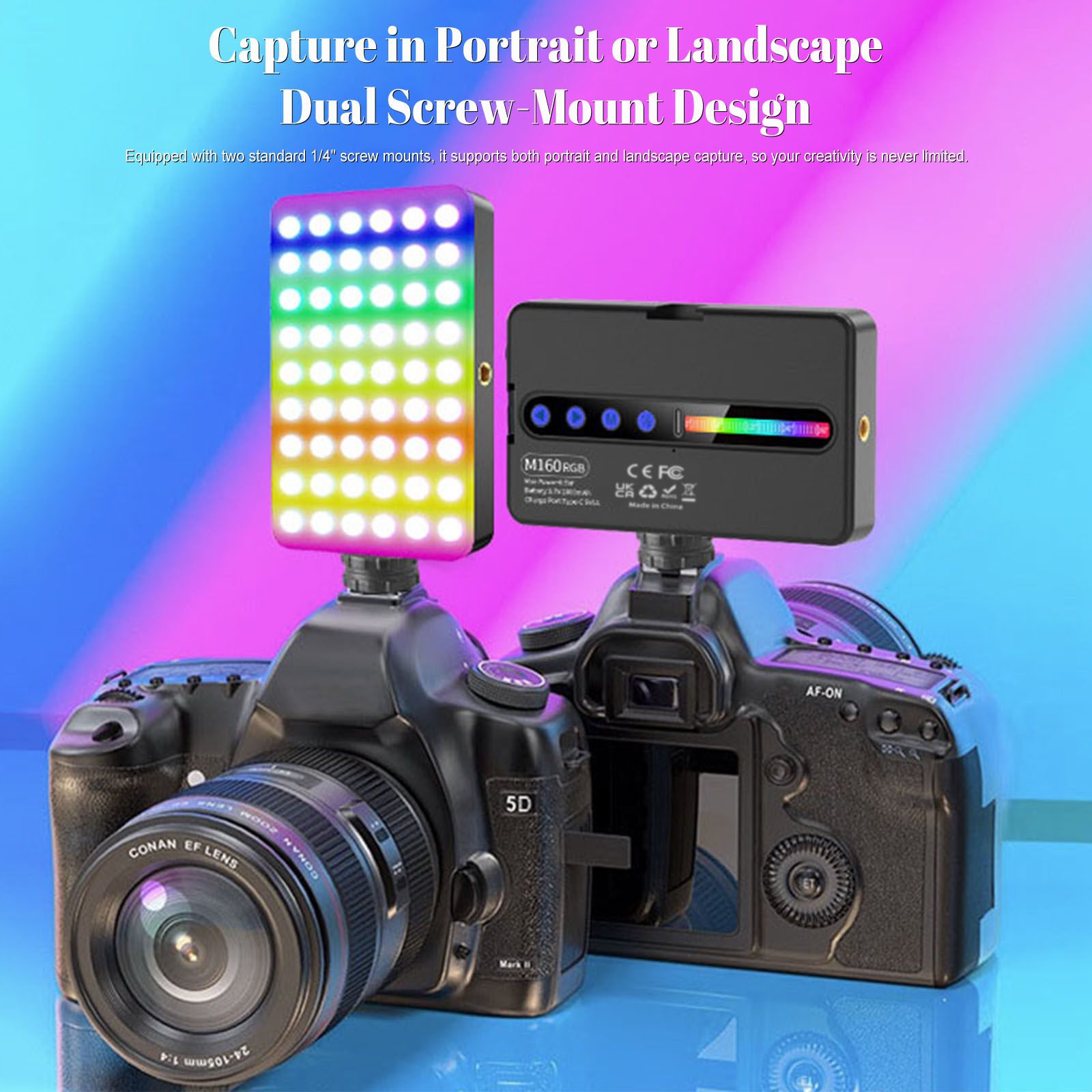 Luce LED RGB 6.5W per Video 27 - Photography Types Of Lighting recensione e prezzo