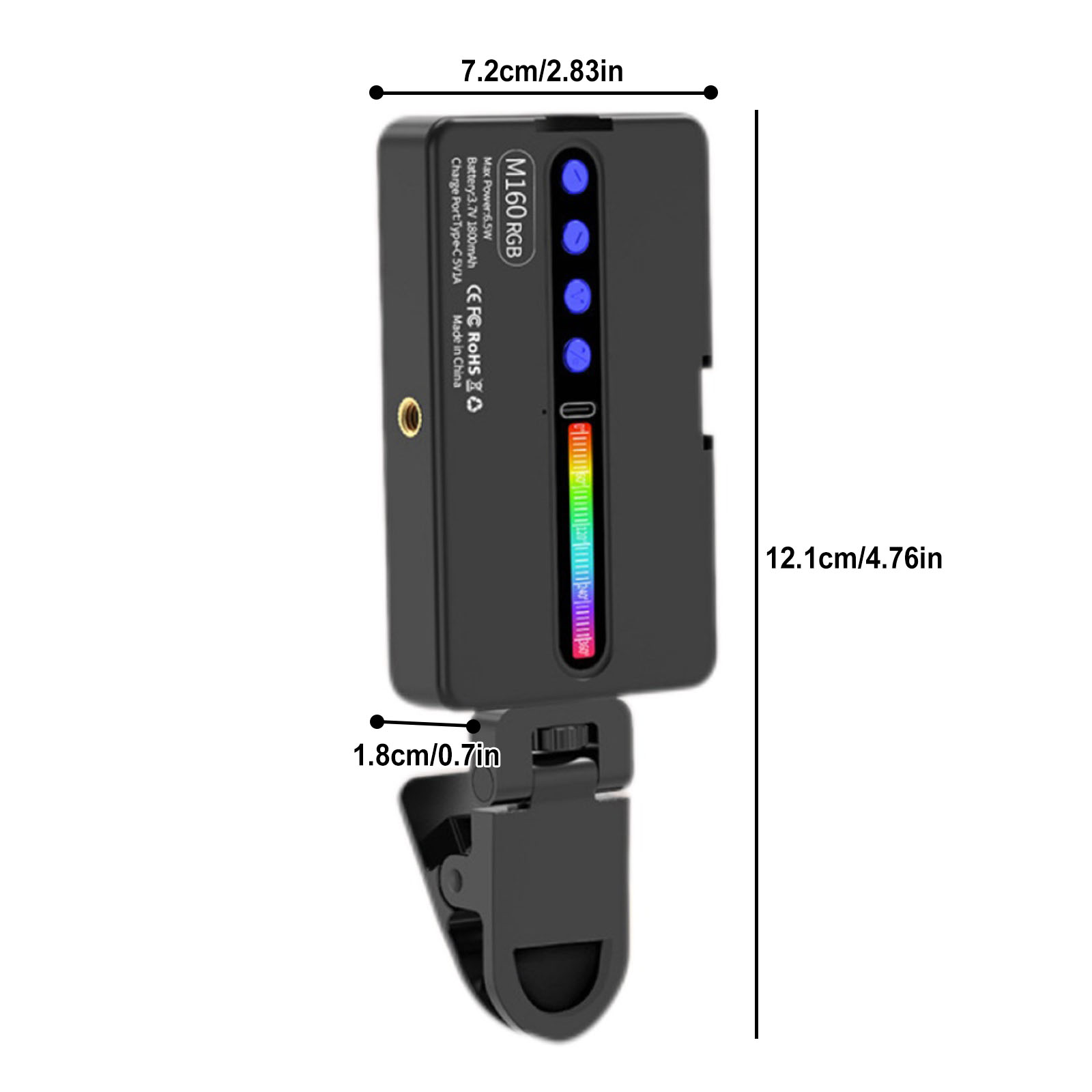 Luce LED RGB 6.5W per Video 27 - Photography Types Of Lighting recensione e prezzo