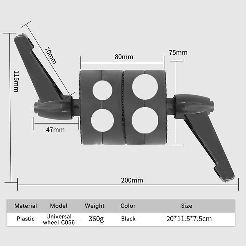 1Pc ABS Girevole Singola/Doppi - Reflector Arm Clamp recensione e prezzo