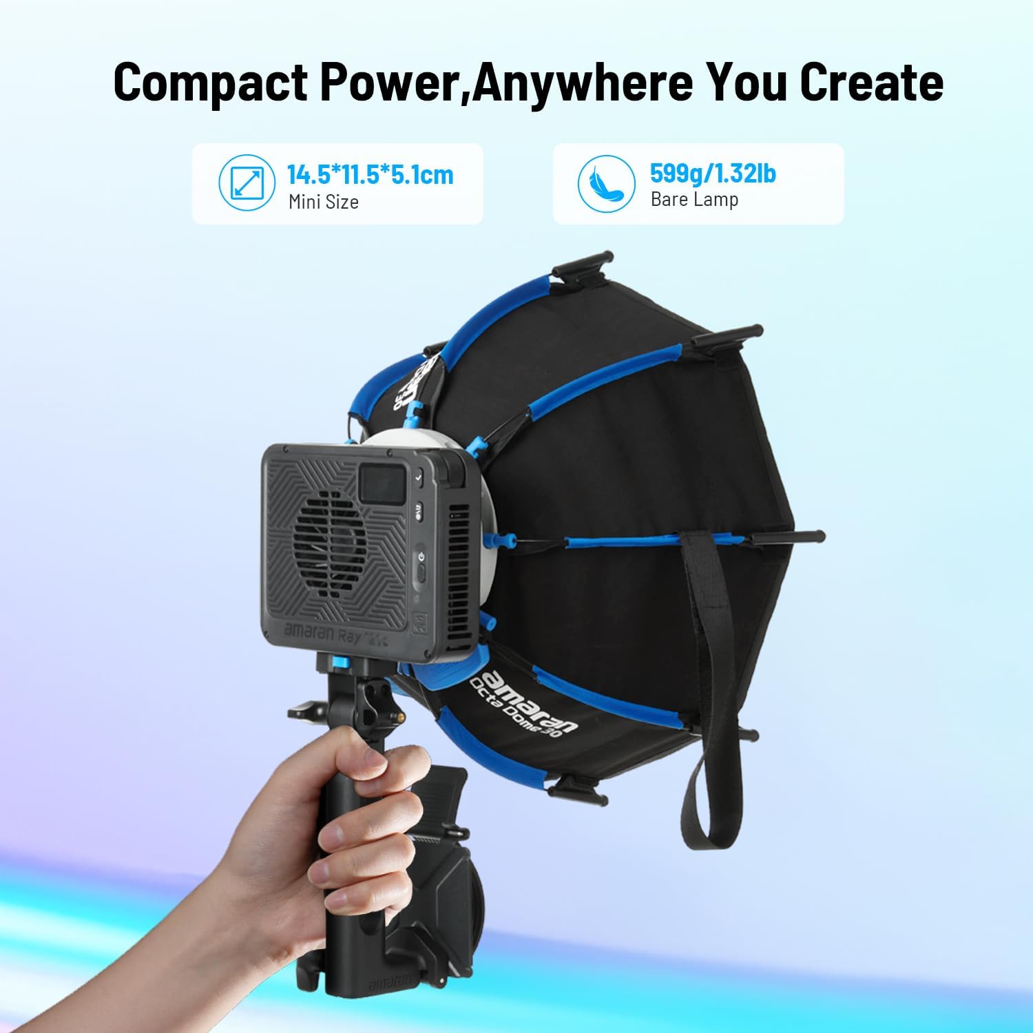Luce video LED RGB da 120W, il - Photography Lighting App recensione e prezzo