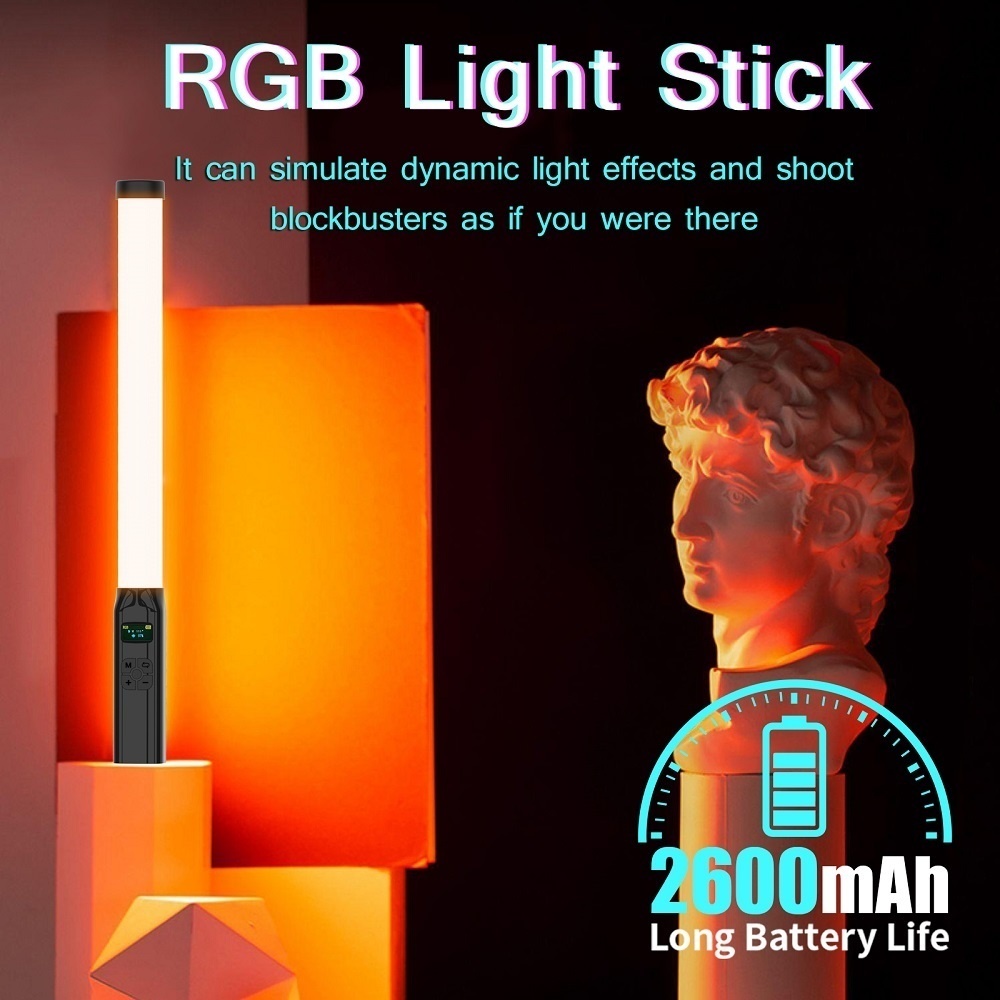 50CM RGB Stick Light Wand legg - Photography Types Of Lighting recensione e prezzo