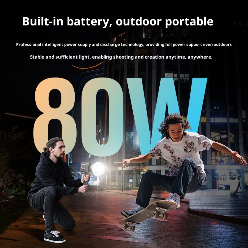 ZGRL80 80W COB LED Video Light - Photography Lighting For Outdoors recensione e prezzo