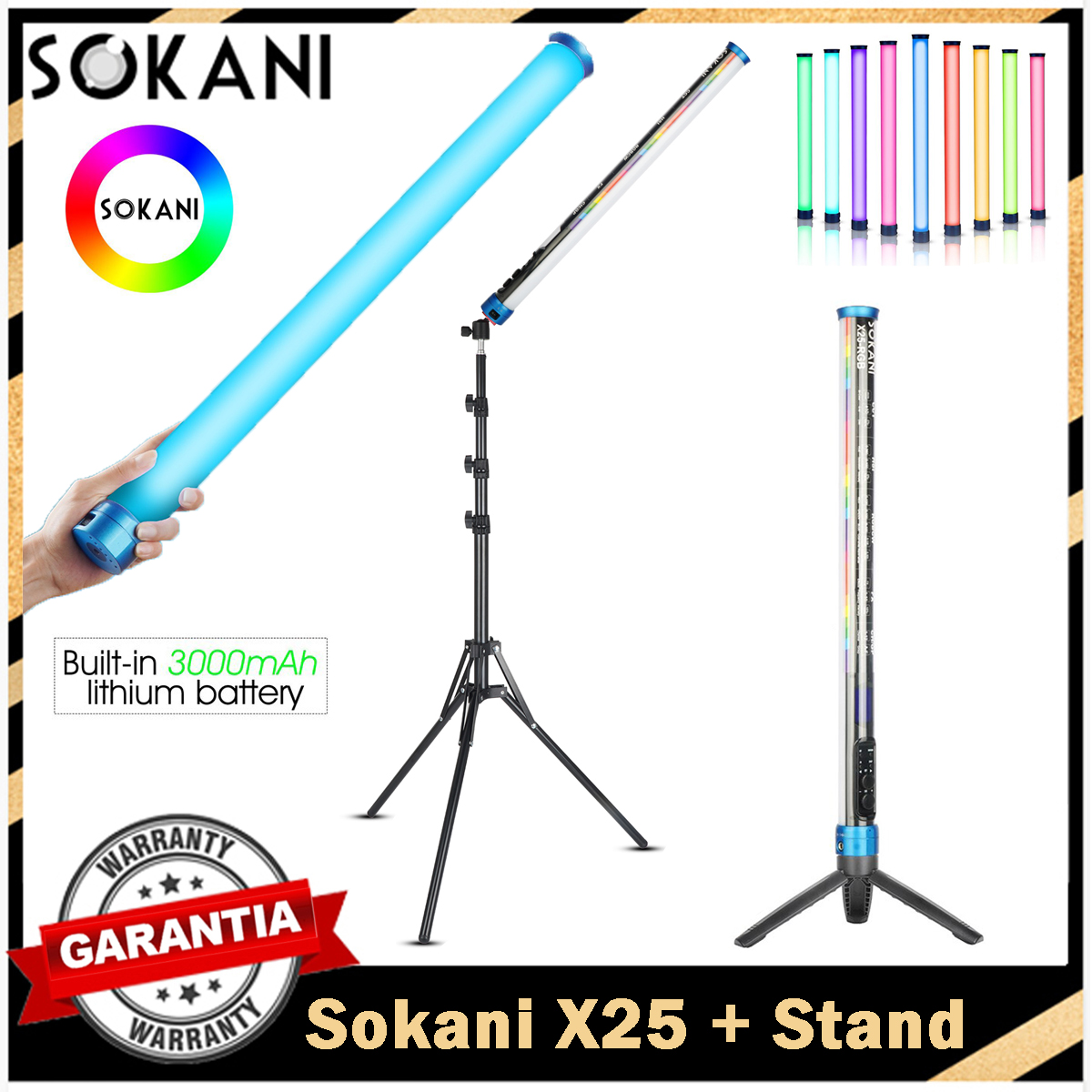 Sokani X25 RGB LED Luce video  - Photography Lighting App recensione e prezzo