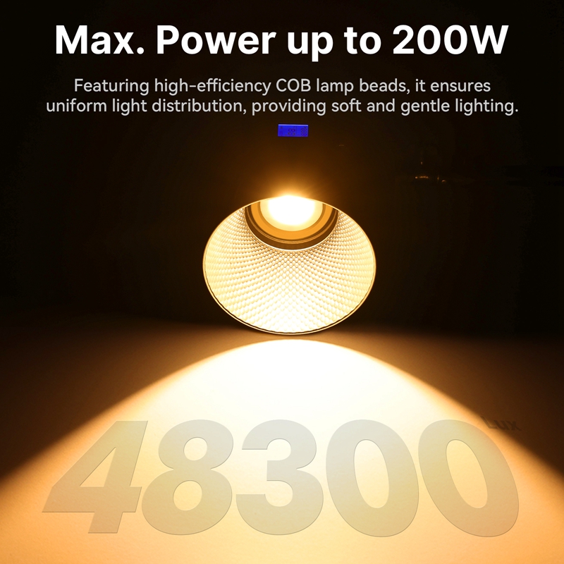 Ulanzi VL-200Bi Luce Video COB - Photography Lighting App recensione e prezzo