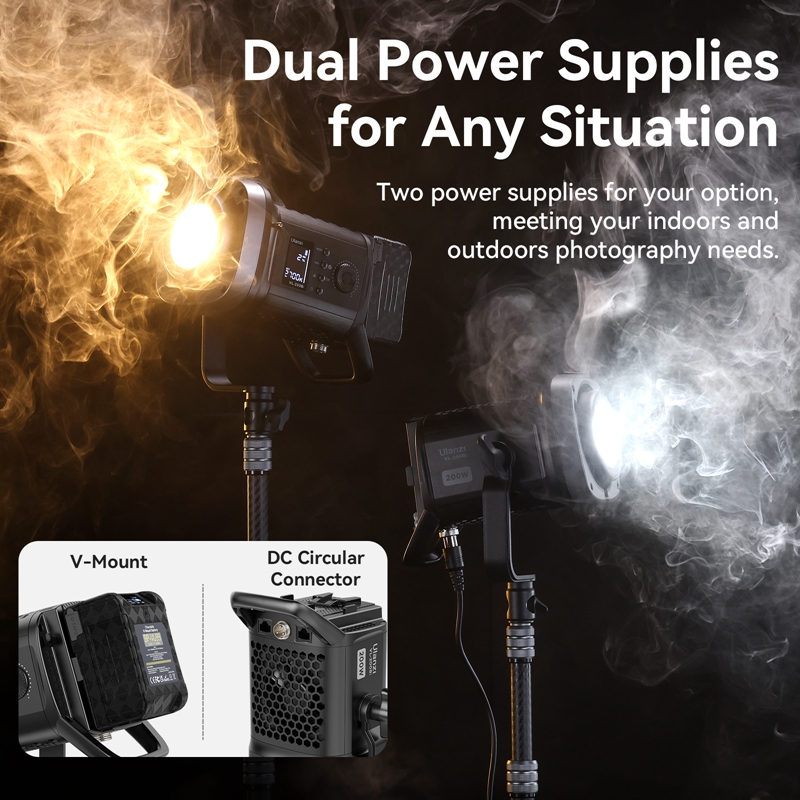Ulanzi VL-200Bi Luce Video COB - Photography Lighting App recensione e prezzo