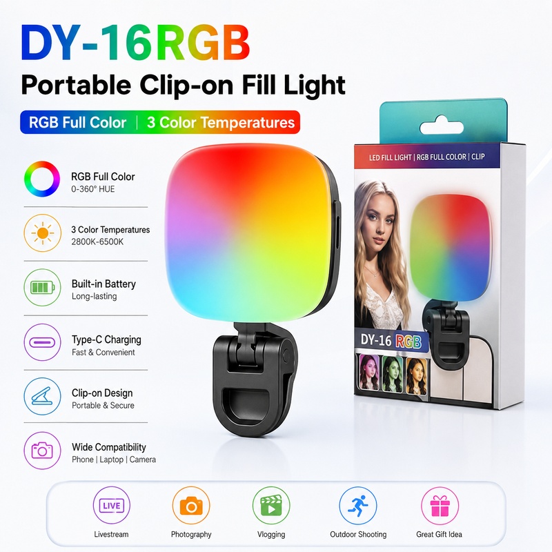 Luce LED RGB Portatile per Fot - Photography Lighting For Outdoors recensione e prezzo