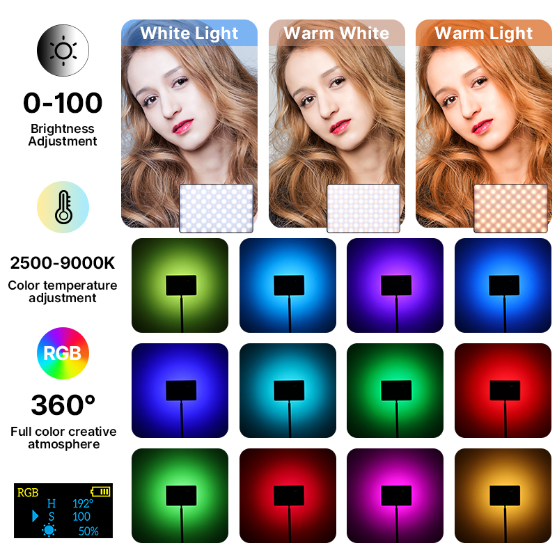 Ulanzi LT003 15W RGB Luce vide - Video Light Panel Led recensione e prezzo