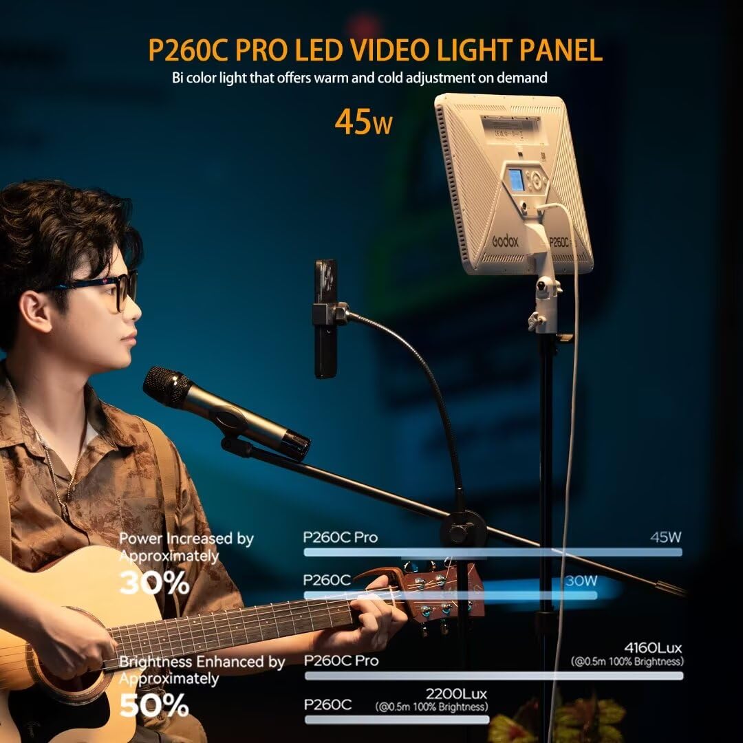 Godox P260C Pro Pannello lumin - Video Light Panel Led recensione e prezzo