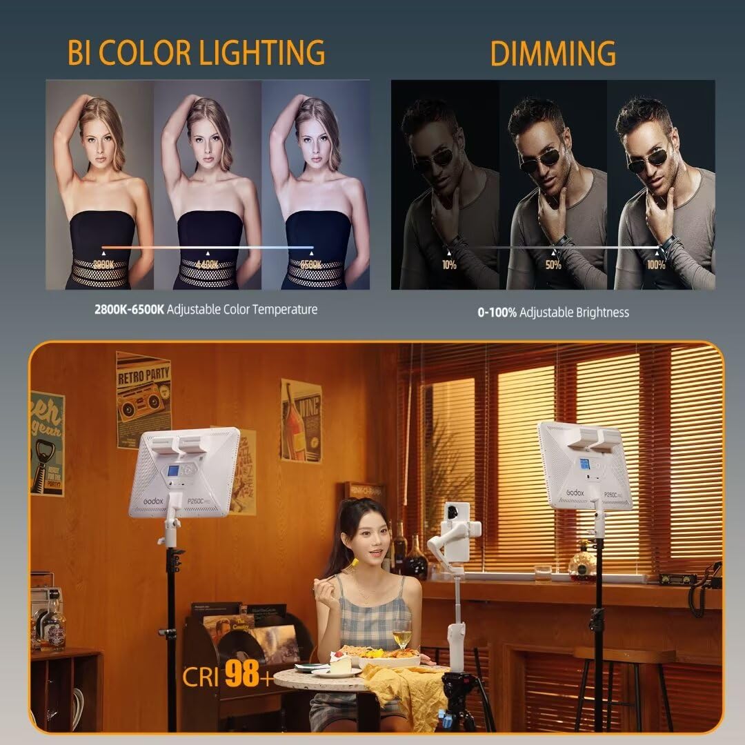 Godox P260C Pro Pannello lumin - Video Light Panel Led recensione e prezzo