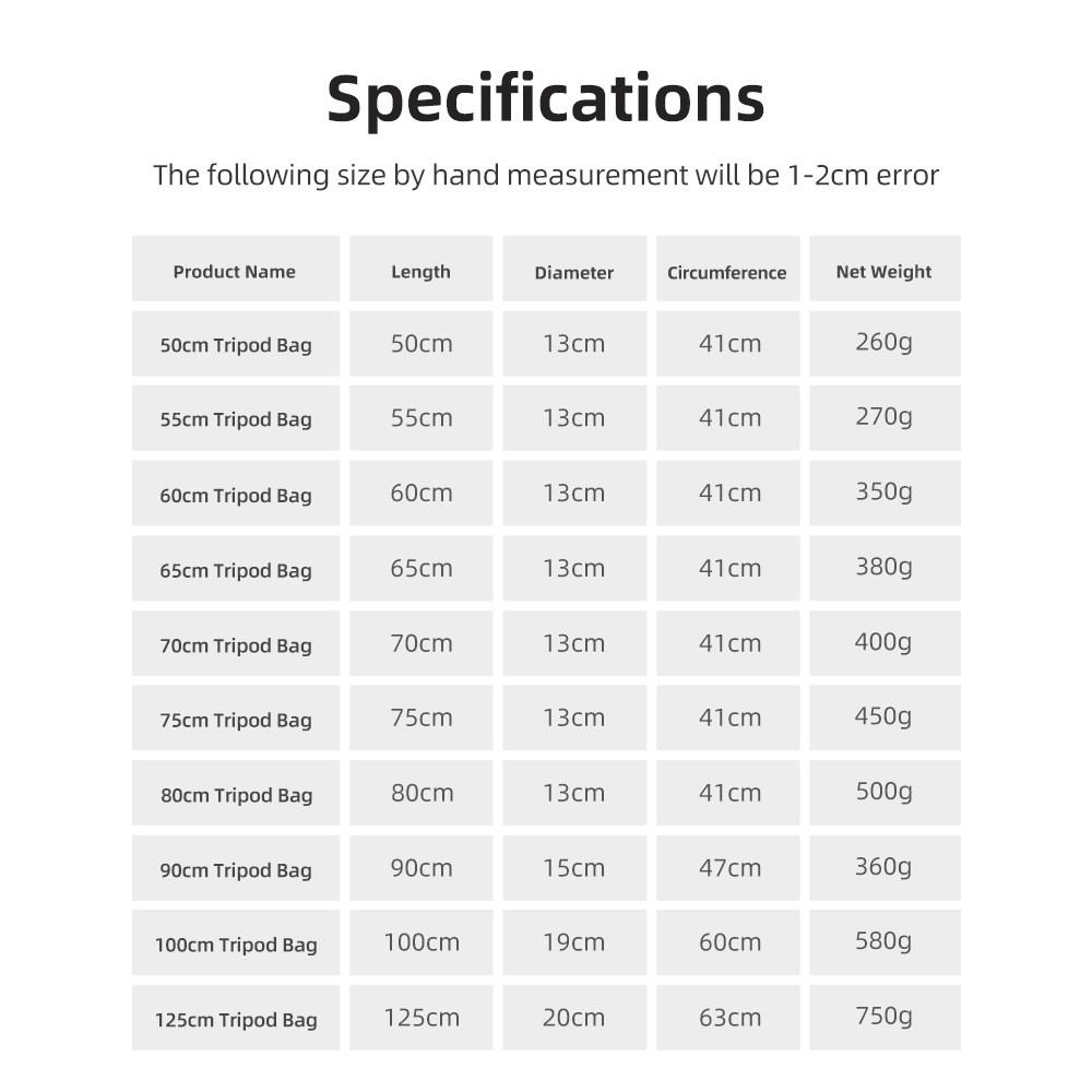 55/60/65/70/75/80/100/125 cm i - Photography Lighting Equipment recensione e prezzo