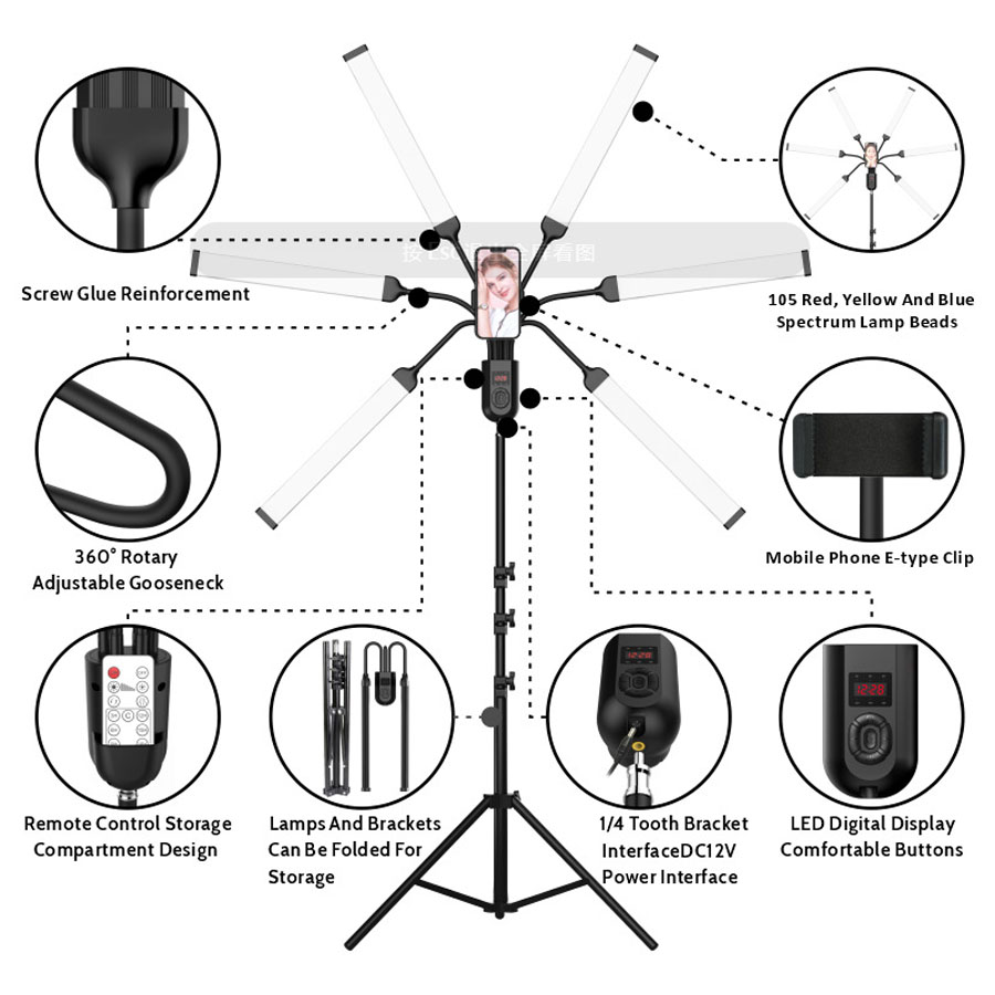 Kit di illuminazione fotografi - Photography Lighting No Shadows recensione e prezzo
