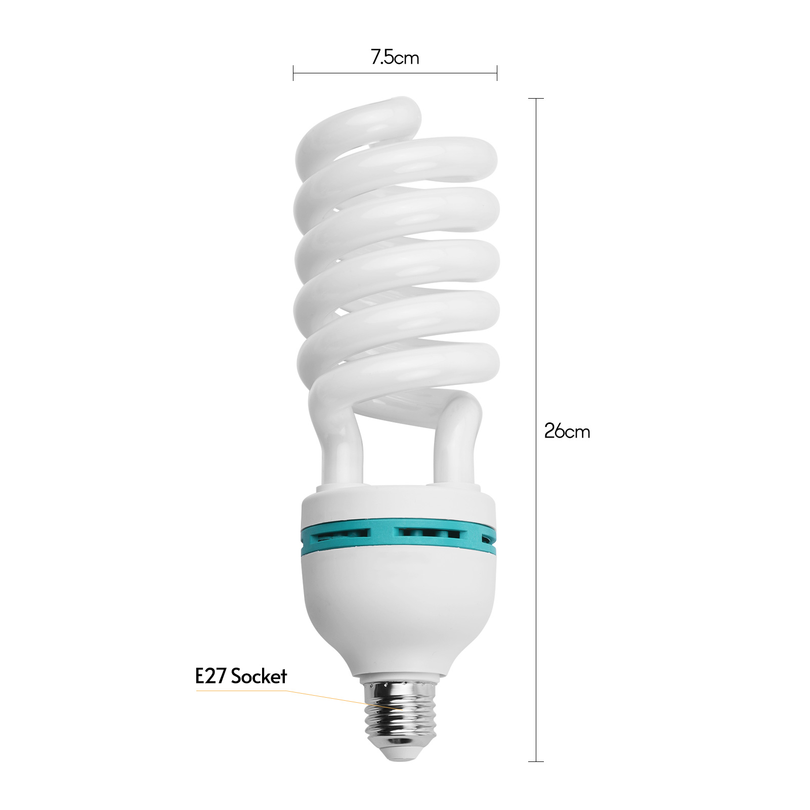 Lampadina fluorescente a spira - Photography Lighting Tools recensione e prezzo