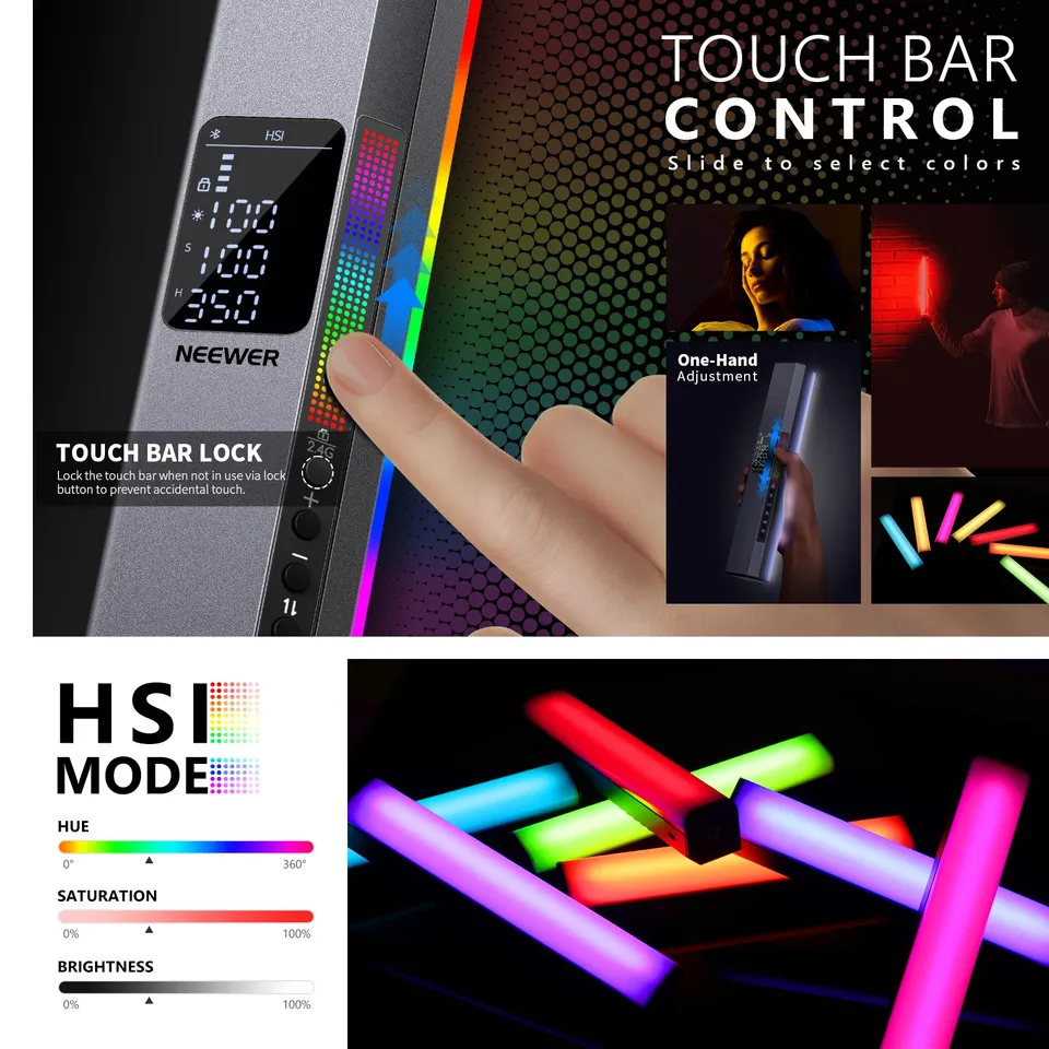 Per NEEWER RGB Stick portatile - Photography Lighting App recensione e prezzo