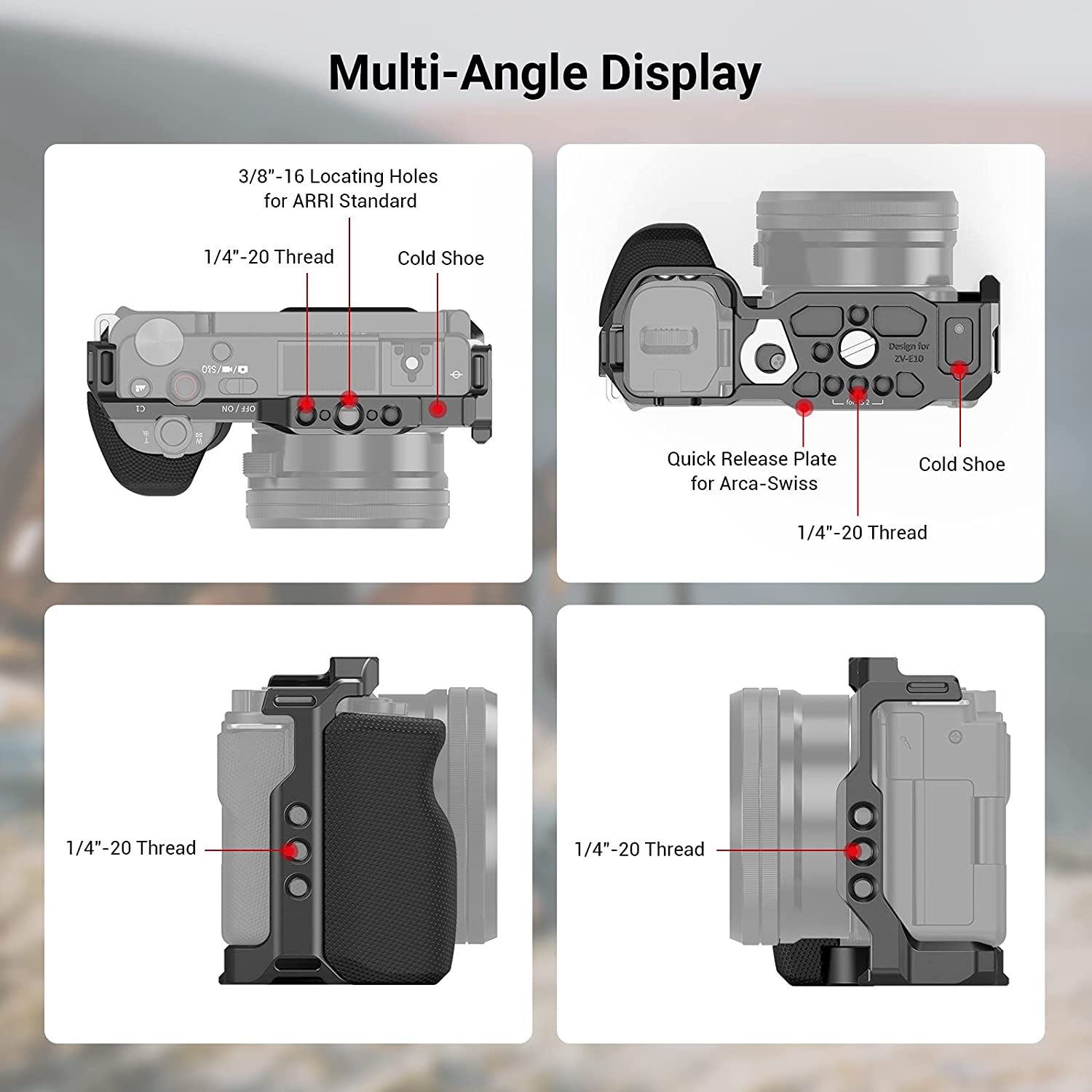SmallRig per Sony ZVE10 gabbia - Sony Camera Zv-E10 recensione e prezzo