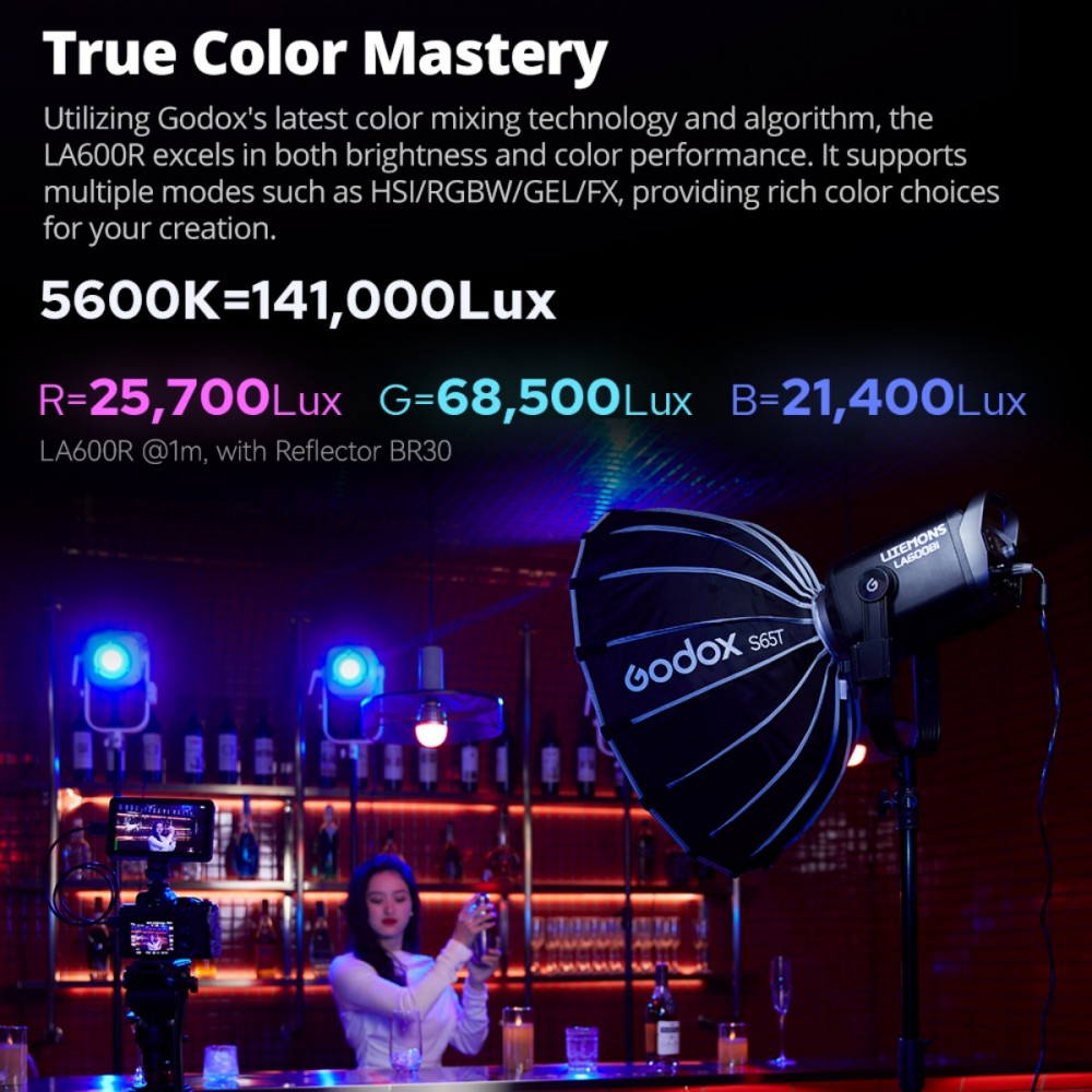 Godox LITEMONS LA600Bi LA600R  - Photography Lighting For Portraits recensione e prezzo